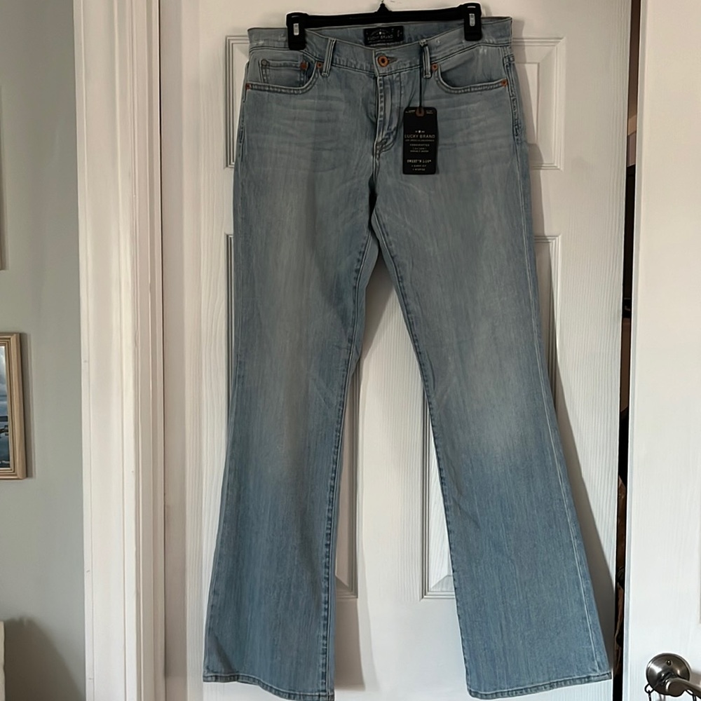 🍀 LUCKY BRAND 🍀 JEANS 10/30 L 🍀NWT🍀 - Picture 2 of 7